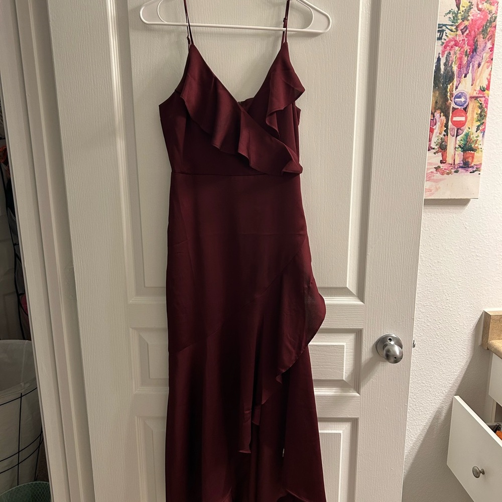 Burgundy EXPRESS Dress